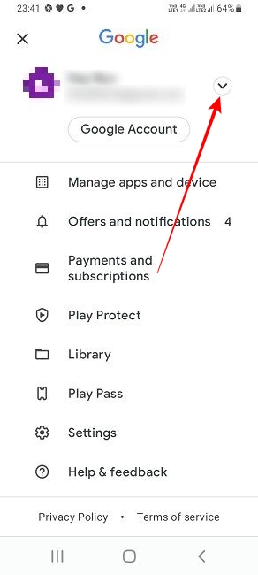 Gplay Something Went Wrong Down Arrow