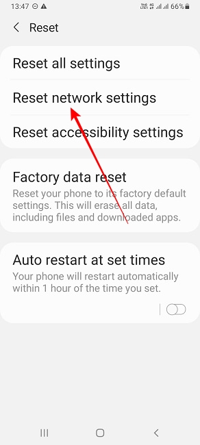 Gplay Something Went Wrong Reset Network Settings General