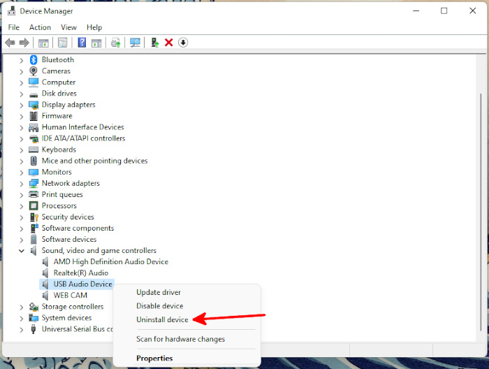 How To Fix Headset Mic Choose Audio Driver Uninstall