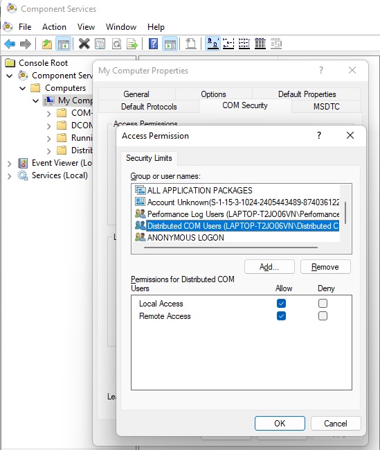 How To Fix The Distributedcom Error In Windows My Computer Properties Com Permission