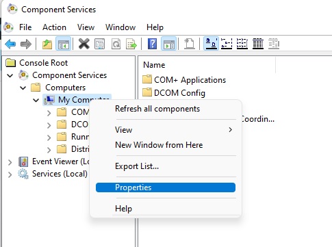 How To Fix The Distributedcom Error In Windows My Computer Properties