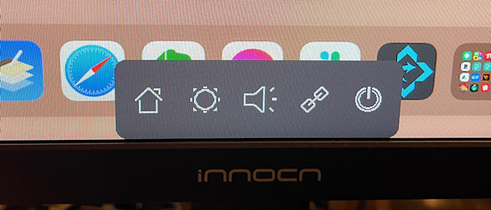 Innocn Ultrawide Monitor Controls