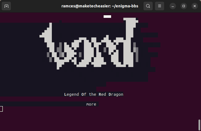 Install Enigmabbs Linux 03 Door Game Example