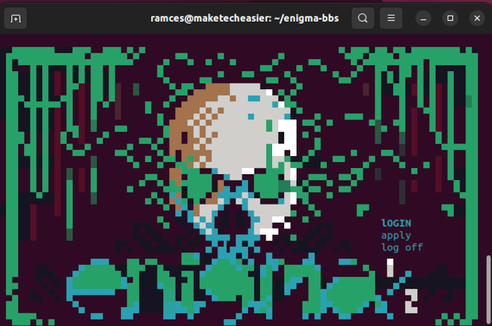 Install Enigmabbs Linux 04 Enigmabbs Example