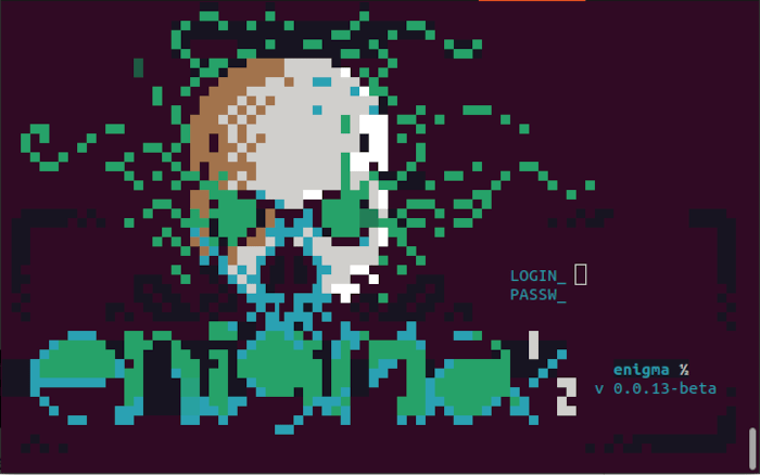 Install Enigmabbs Linux 16 Login Screen