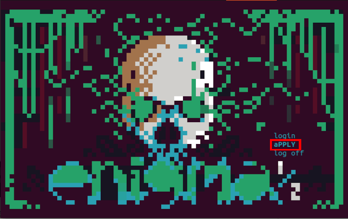 Install Enigmabbs Linux 17 Select Apply Login