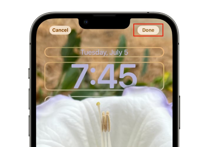 Ios 16 Done Button Flower