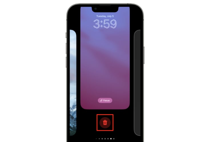 Ios 16 Lock Screen Trash Icon