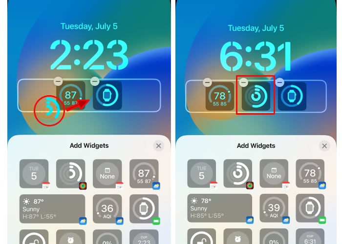 Ios 16 Widget Move