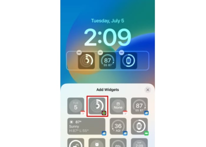Ios 16 Widget Select