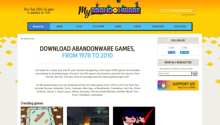 Legal Roms Abandonware