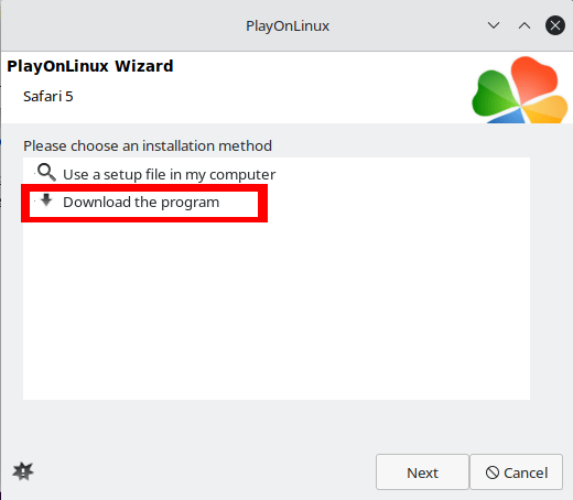 Linux Safari Install 08 Download Safari Installer