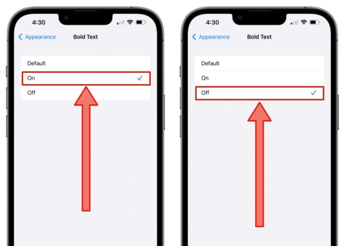 Live Cap Bold Options