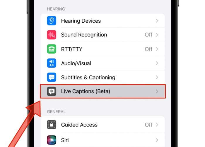 Live Cap Menu Ios