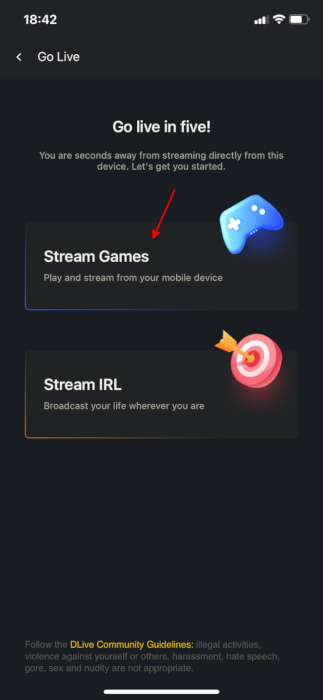 Live Streaming Apps For Ios Dlive Go Live
