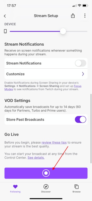 Live Streaming Apps For Ios Twitch Go Live