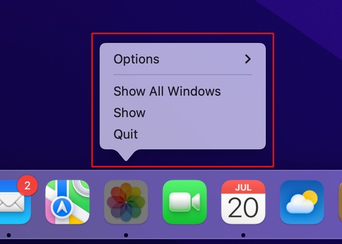 Monterey Dock App Action