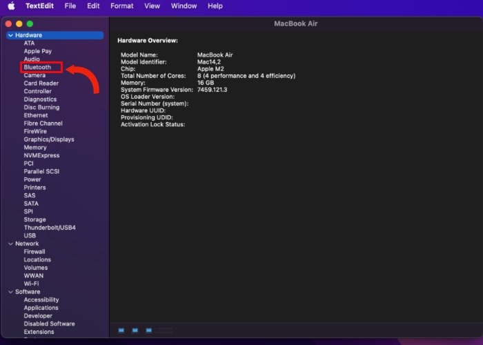 Monterey Hardware Bluetooth