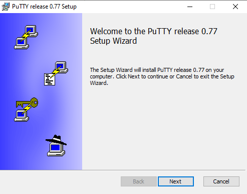 Putty Installation Wizard