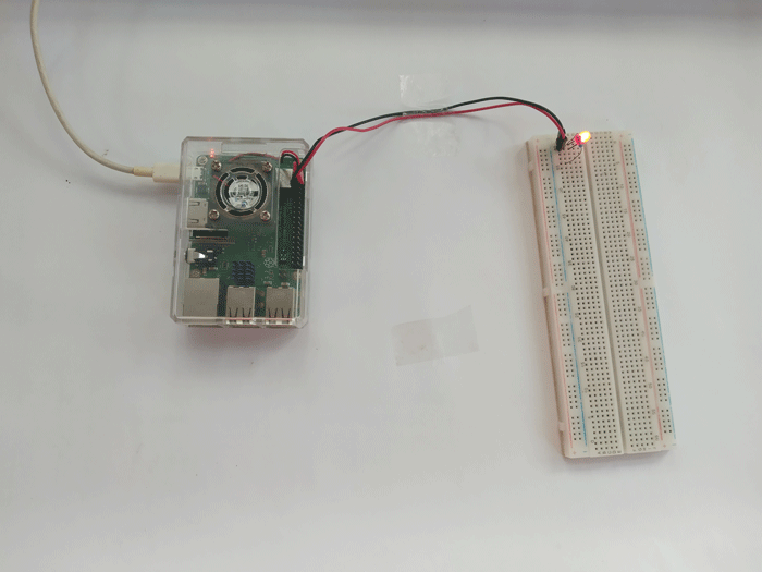 Raspberry Pi Blinking Led X1