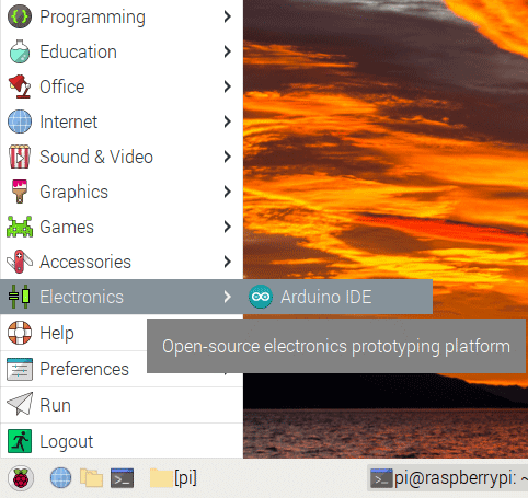 Raspberry Pi Icon Tray