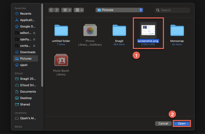 Select The Photo You Want To Blur And Open
