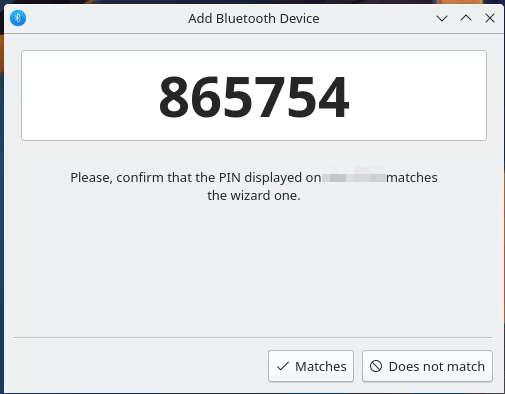 Set Up Bluetooth Linux 14 Kde Pairing Code