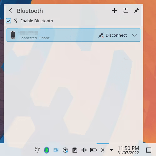 Set Up Bluetooth Linux 15 Kde Paired Device