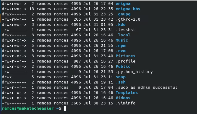 Set Up Bluetooth Linux 16 Sample Terminal Screen