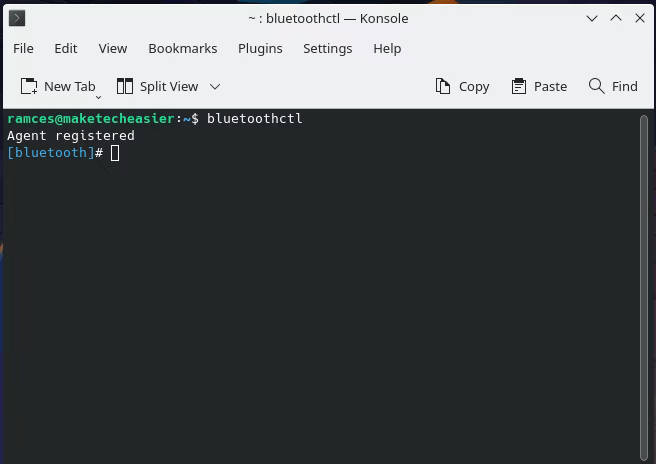 Set Up Bluetooth Linux 17 Bluetoothctl Loaded