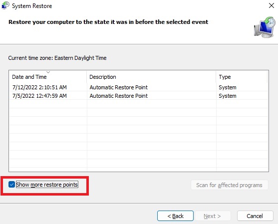 Stop Your Pc From Making Random Usb Noises System Restore Points