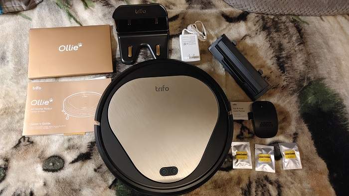 Trifo Ollie Pet Ai Smart Robot Vacuum Box