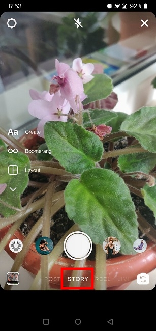 Use Camera Effects Instagram Create Story