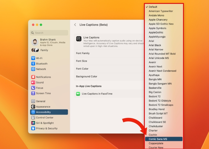 Ventura Live Cap Sytem Fonts