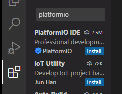 Visual Studio Code Platformio Search