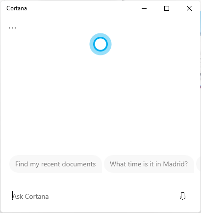 Windows Reminders Ask Cortana Anything