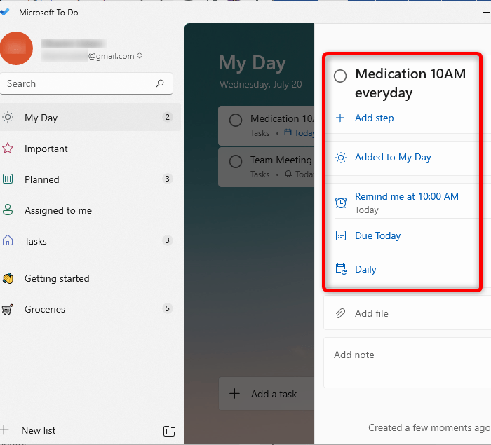 Windows Reminders Microsoft To Do Recurring Reminder