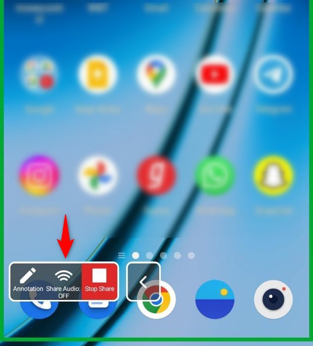 Zoom Android Audio Share On