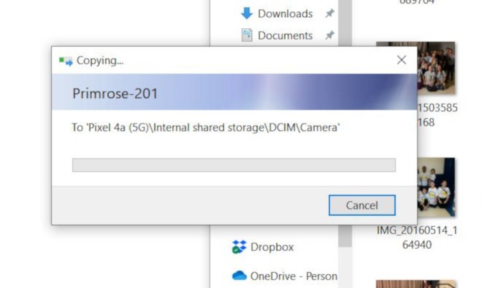Android Transfer Windows Move File