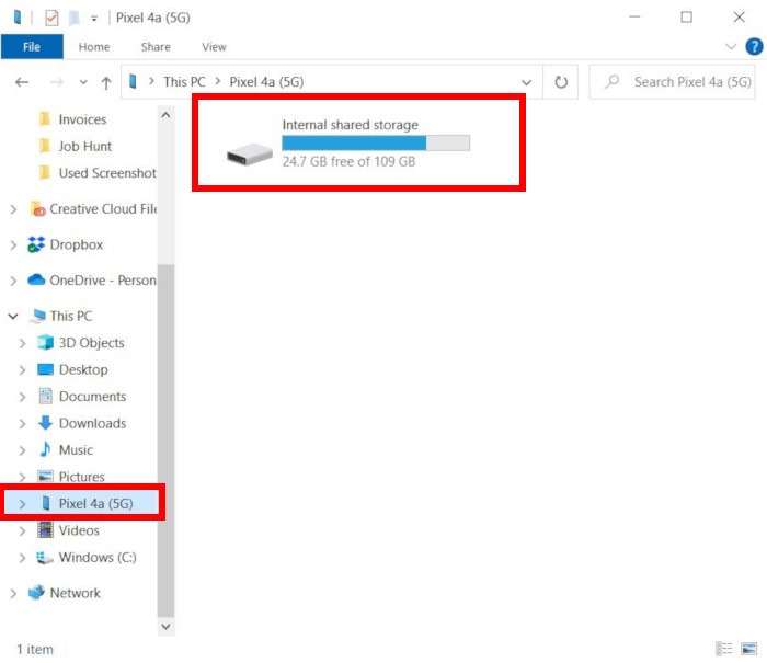 Android Transfer Windows Usb File Explorer Locate
