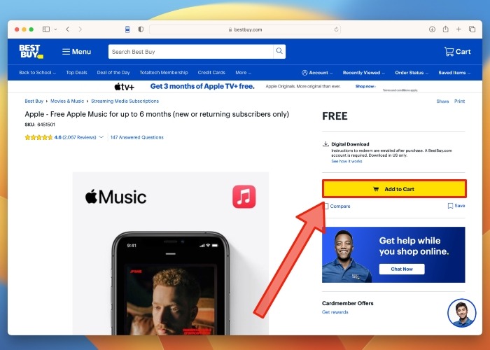 Apple Music Add To Cart Best Buy