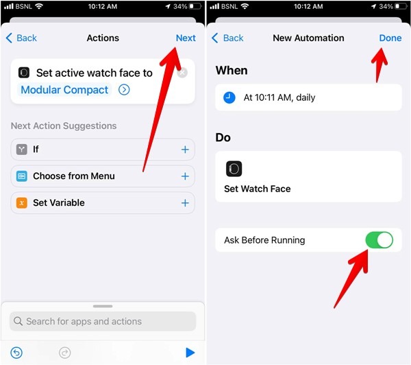 Apple Watch Face Automation Done