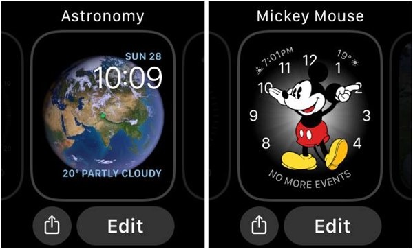 Apple Watch Face Change