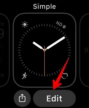 Apple Watch Face Edit