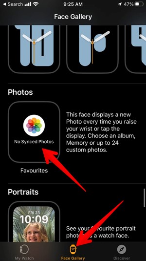 Apple Watch Face Photos