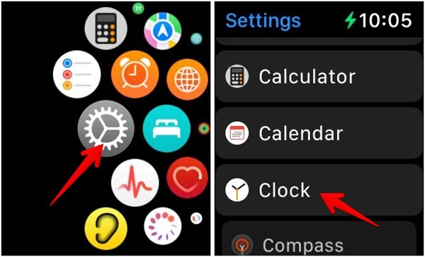 Apple Watch Face Settings Clock