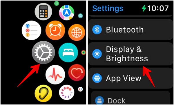 Apple Watch Face Settings Display