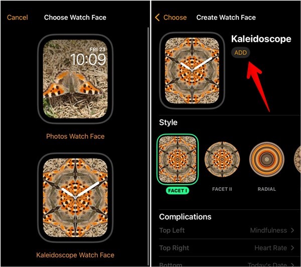 Apple Watch Face Iphone Photo Add