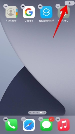 Contact Iphone Widget