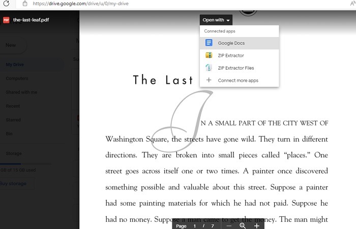 Cut Copy Paste Pdf Google Drive Open With Google Docs 1
